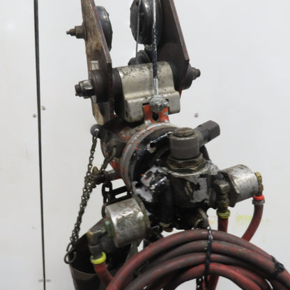ARO 7756DTS 1/2 Ton 1000LB Air Pneumatic Chain Hoist 10' Lift W/ Pendant