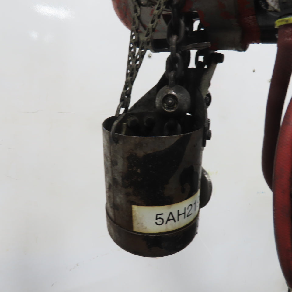 ARO 7756DTS 1/2 Ton 1000LB Air Pneumatic Chain Hoist 10' Lift W/ Pendant