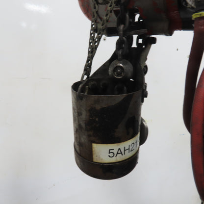 ARO 7756DTS 1/2 Ton 1000LB Air Pneumatic Chain Hoist 10' Lift W/ Pendant