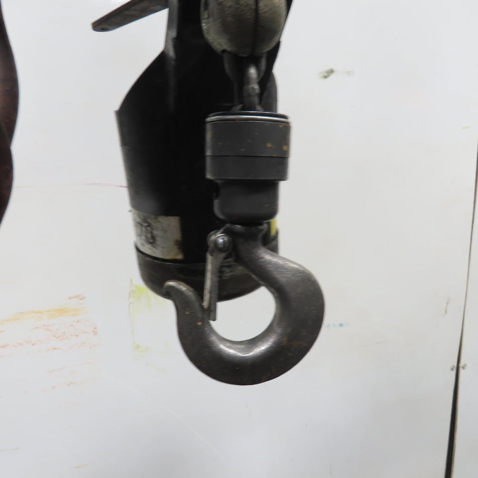 ARO 7756DT 1/2 Ton 1000LB Air Pneumatic Chain Hoist 12' Lift W/ Pendant
