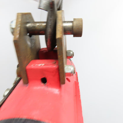 ARO 7756E-2C10-C6 1/2 Ton Air Hoist 10' Travel Pendant Operated Missing Hook