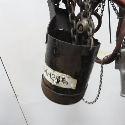 ARO 7756CT 1/2 Ton 1000LB Air Pneumatic Chain Hoist 13' Lift W/ Pendant