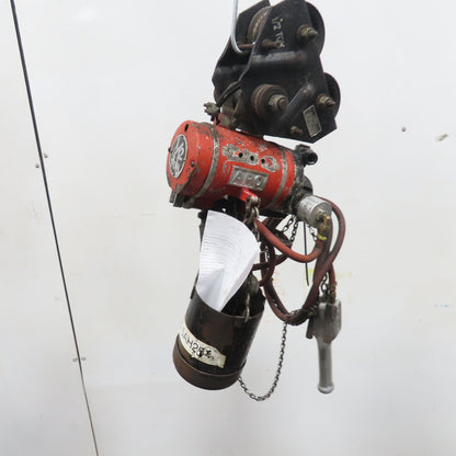 ARO 7756CT 1/2 Ton 1000LB Air Pneumatic Chain Hoist 13' Lift W/ Pendant
