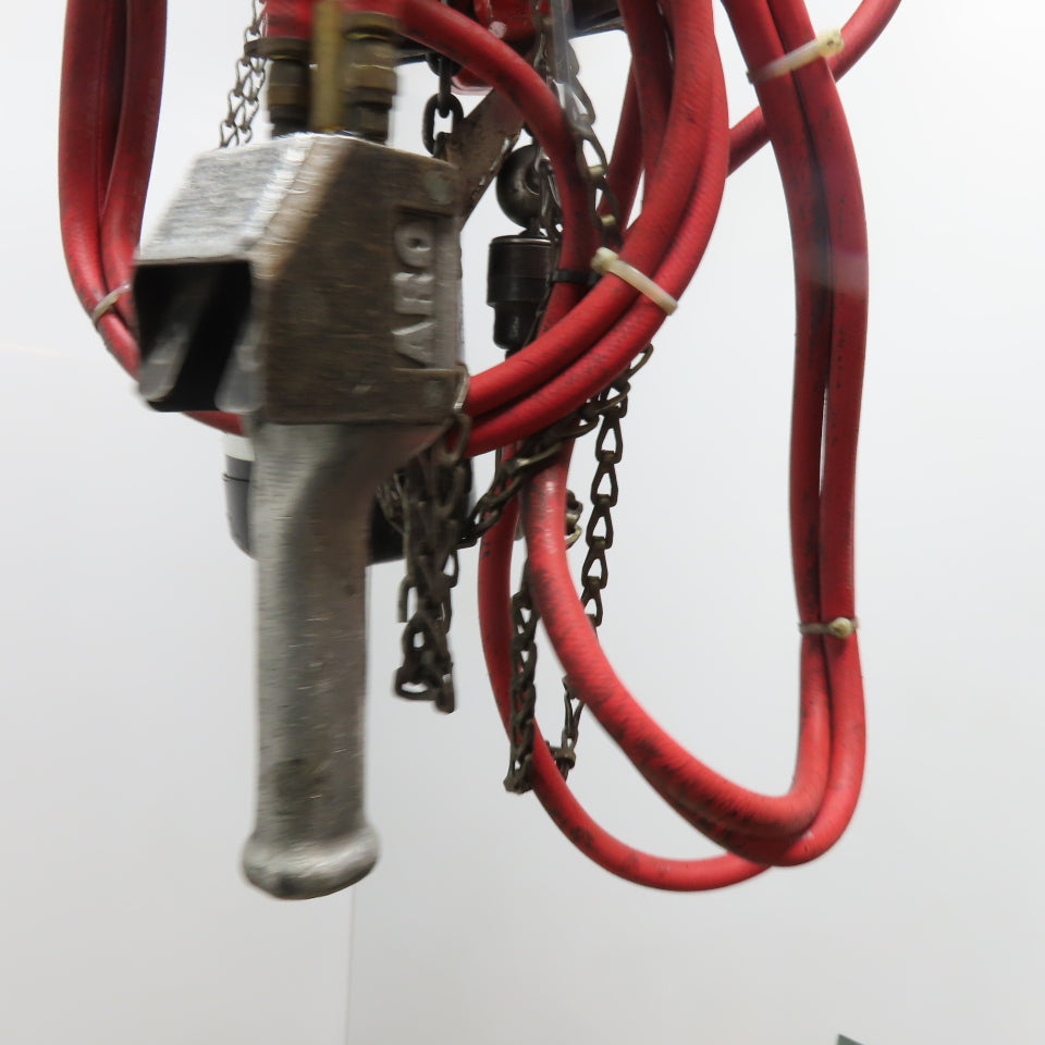 ARO 7756E 1/2 Ton Air Hoist 10' Travel Pendant Operated
