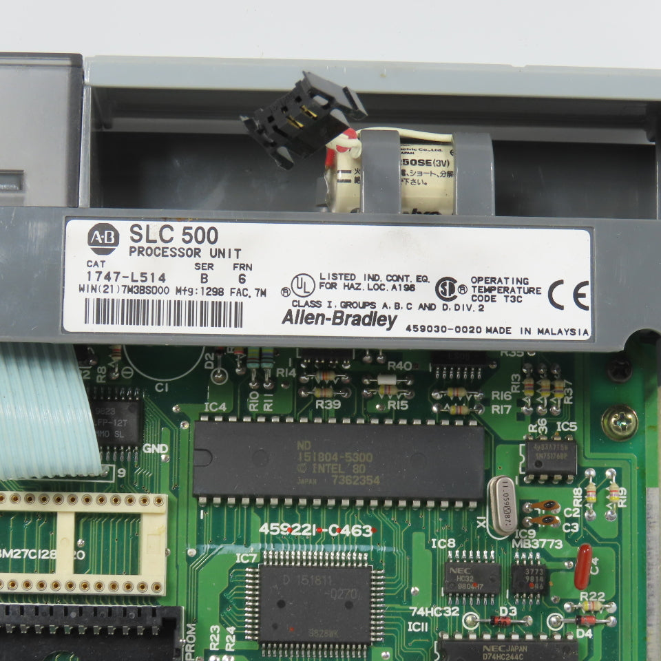 Allen Bradley 1747-L514 Ser B FW 6 SLC 500 5/01 CPU Controller Processor