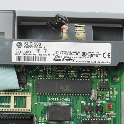 Allen Bradley 1747-L514 Ser B FW 6 SLC 500 5/01 CPU Controller Processor