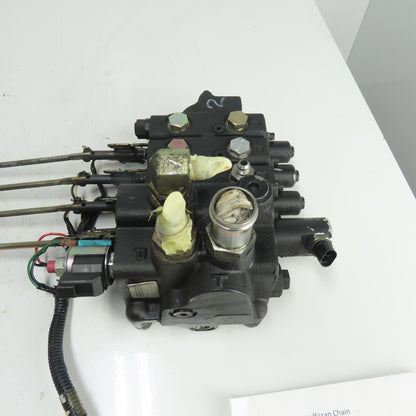 Husco 97F72-00050 4-Spool Valve Hydraulic Mast Hand Control Assy From Cat E5000