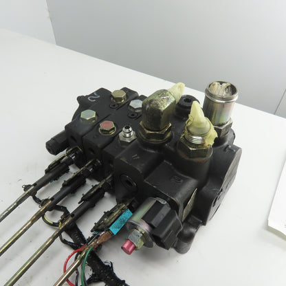 Husco 97F72-00050 4-Spool Valve Hydraulic Mast Hand Control Assy From Cat E5000
