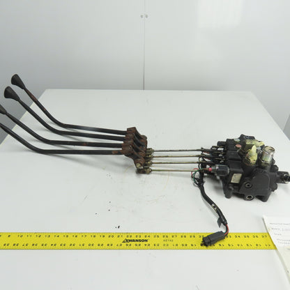 Husco 97F72-00050 4-Spool Valve Hydraulic Mast Hand Control Assy From Cat E5000