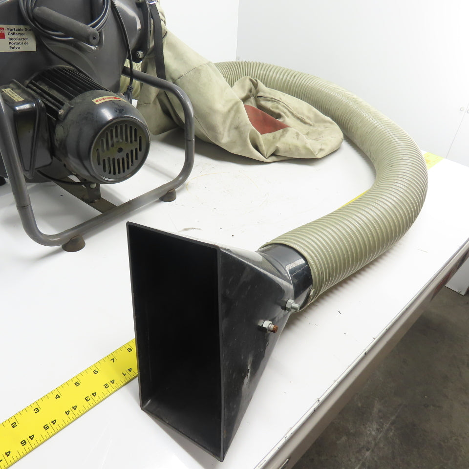 Dayton 3AA30B Portable Wood Dust Collector 3/4 HP 115/230V 1Ph