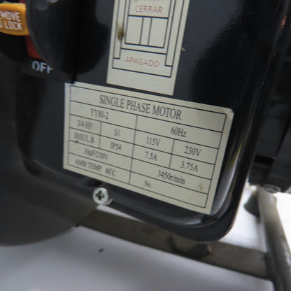 Dayton 3AA30B Portable Wood Dust Collector 3/4 HP 115/230V 1Ph