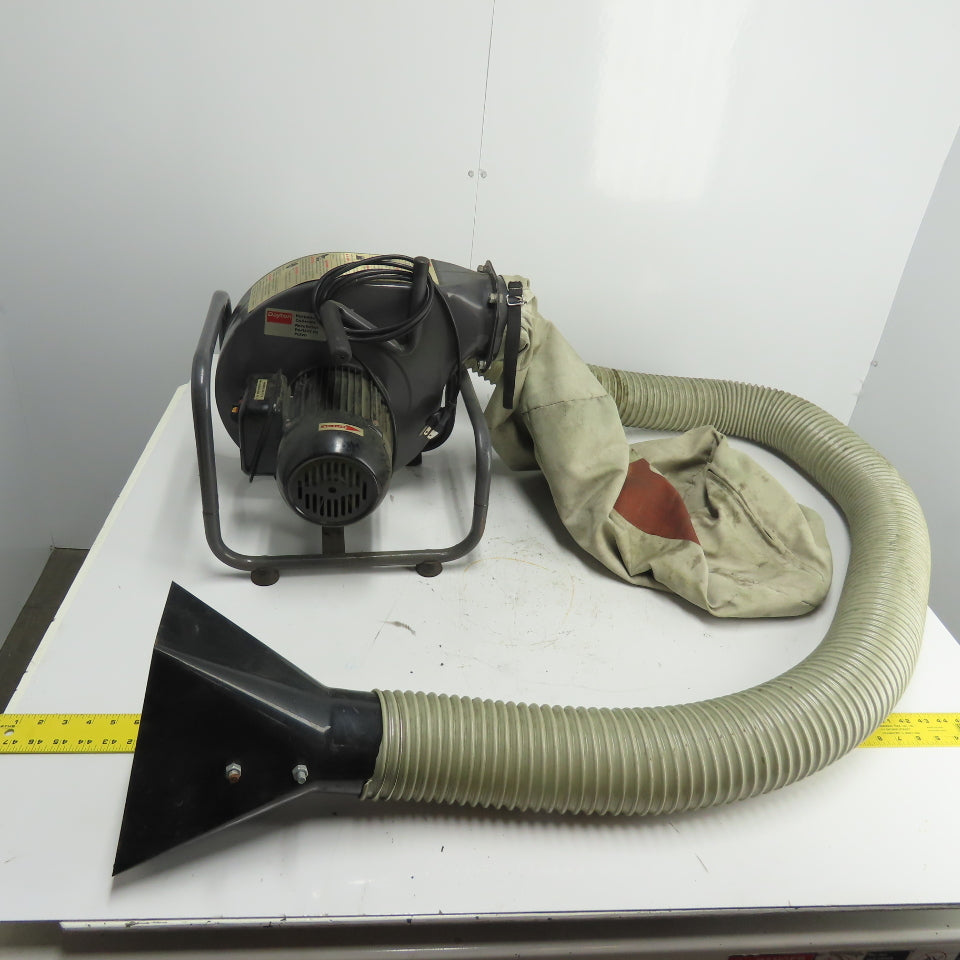 Dayton 3AA30B Portable Wood Dust Collector 3/4 HP 115/230V 1Ph