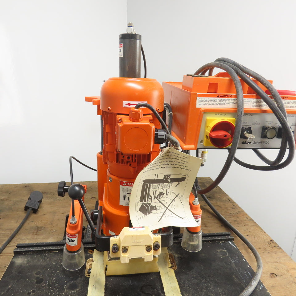 Blum 368.458.0 MINIPRESS Boring And Insertion Insertion Machine 220V 1Ph Tested