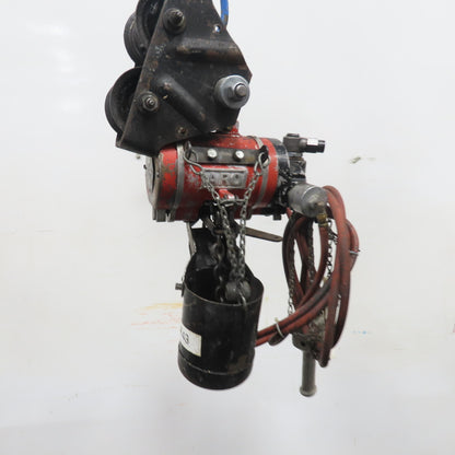 ARO 7756C 1/2 Ton 1000LB Air Pneumatic Chain Hoist 10' Lift W/ Pendant
