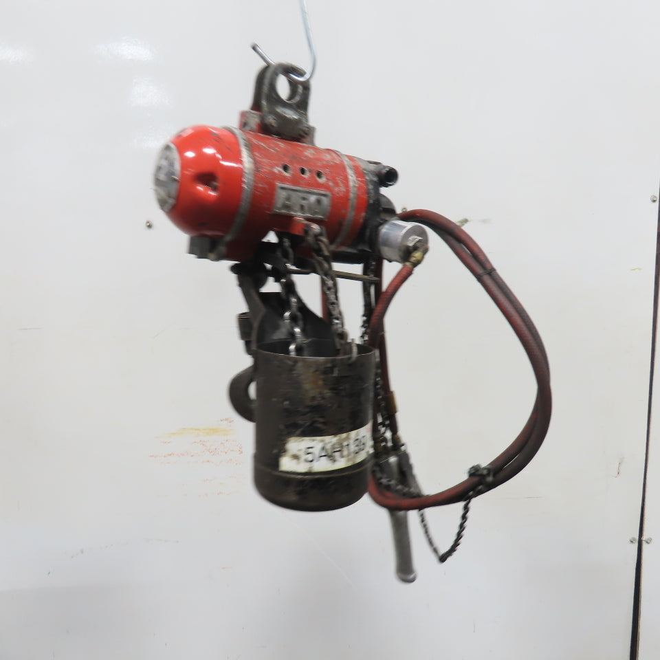 ARO 7756C 1/2 Ton 1000LB Air Pneumatic Chain Hoist 14' Lift W/ Pendant