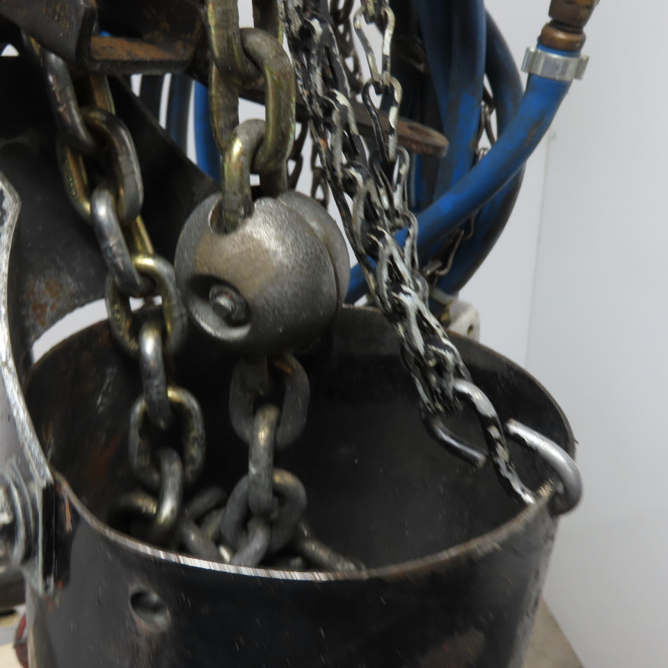 ARO 7756-EAA-010-COD 1/2 Ton Air Hoist 10' Travel Pendant Operated No Hook