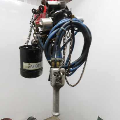 ARO 7756-EAA-010-COD 1/2 Ton Air Hoist 10' Travel Pendant Operated No Hook