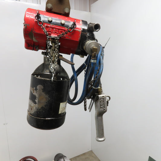 ARO 7756-EAA-010-COD 1/2 Ton Air Hoist 10' Travel Pendant Operated No Hook
