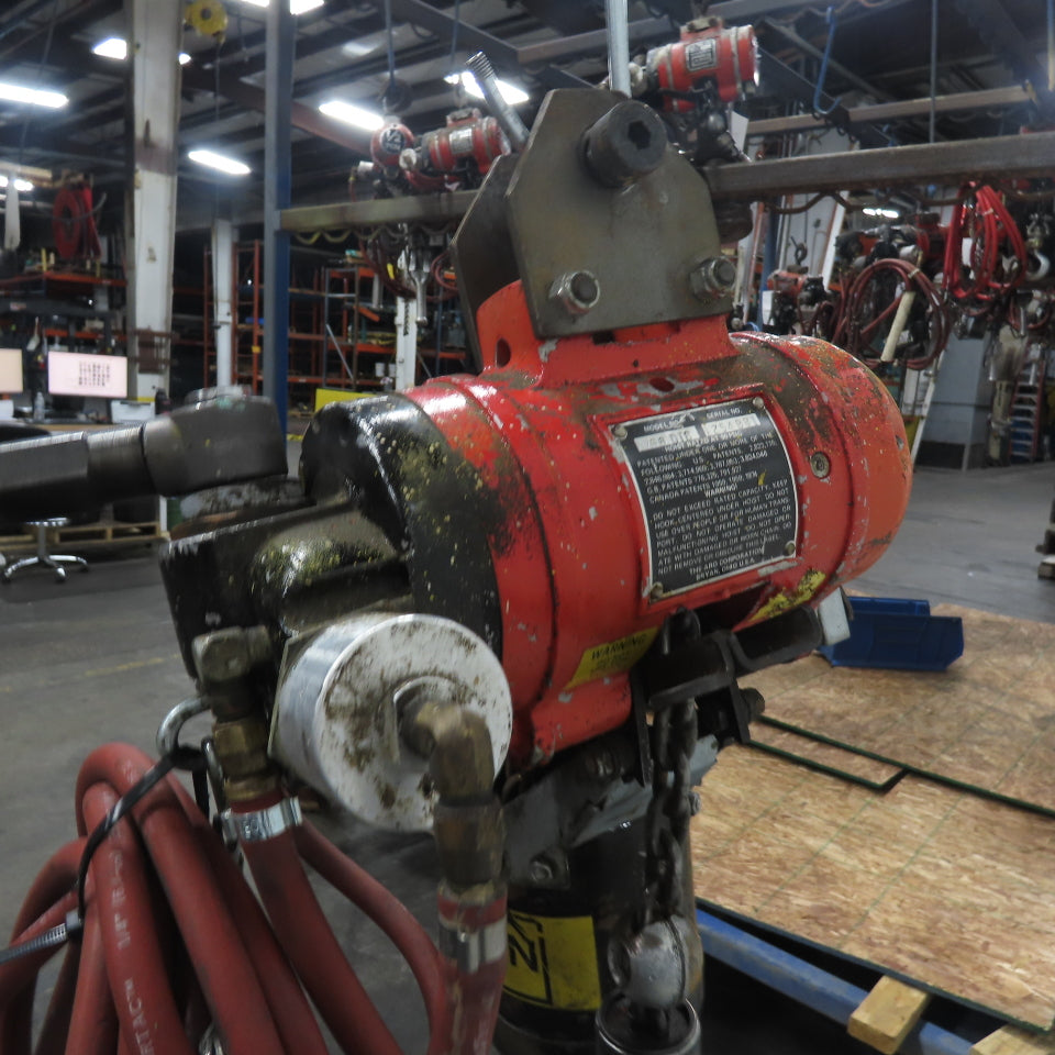 ARO 7756DTS 1/2 Ton 1000LB Air Pneumatic Chain Hoist 10' Lift W/ Pendant
