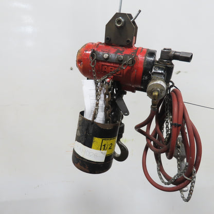 ARO 7756DTS 1/2 Ton 1000LB Air Pneumatic Chain Hoist 10' Lift W/ Pendant