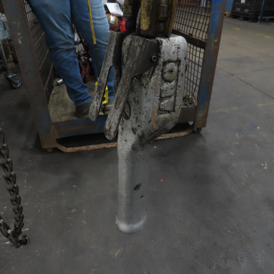 ARO 7756CT 1/2 Ton 1000LB Air Pneumatic Chain Hoist 10' Lift W/ Pendant