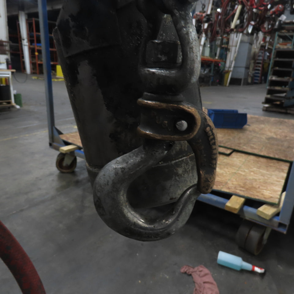 ARO 7756CT 1/2 Ton 1000LB Air Pneumatic Chain Hoist 10' Lift W/ Pendant