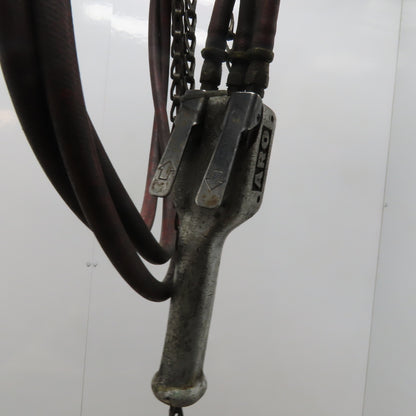 ARO 7756DTS 1/2 Ton Air Chain Hoist 10' Lift Pendant Operated 90PSI No Top Hook