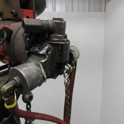 ARO 7756DTS 1/2 Ton Air Chain Hoist 10' Lift Pendant Operated 90PSI No Top Hook