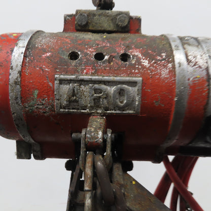 ARO 1/2 Ton 1000LB Air Pneumatic Chain Hoist 12' Lift W/ Pendant