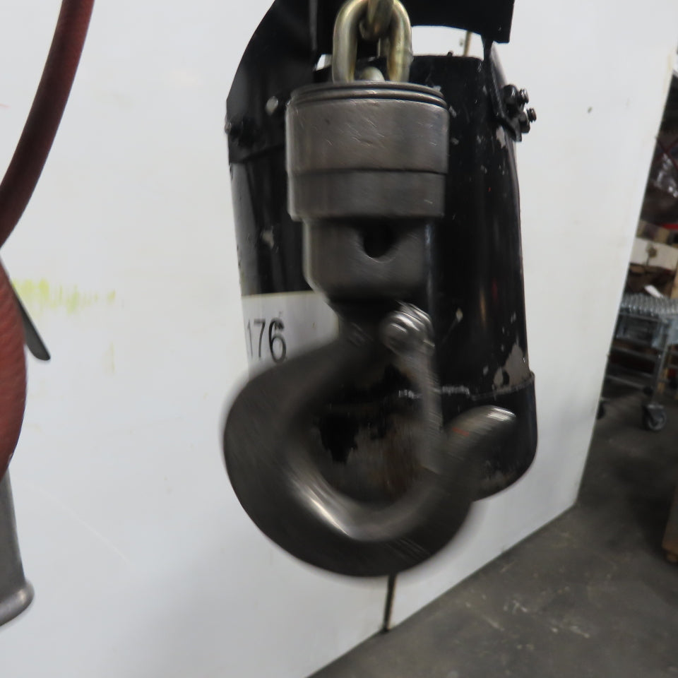 ARO 7768DT 1/2 Ton 1000LB Air Pneumatic Chain Hoist 12' Lift W/ Pendant