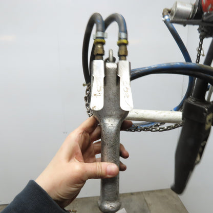 ARO 7756 1/2 Ton Air Chain Hoist 10' Lift Pendant Operated 90PSI No Top Hook