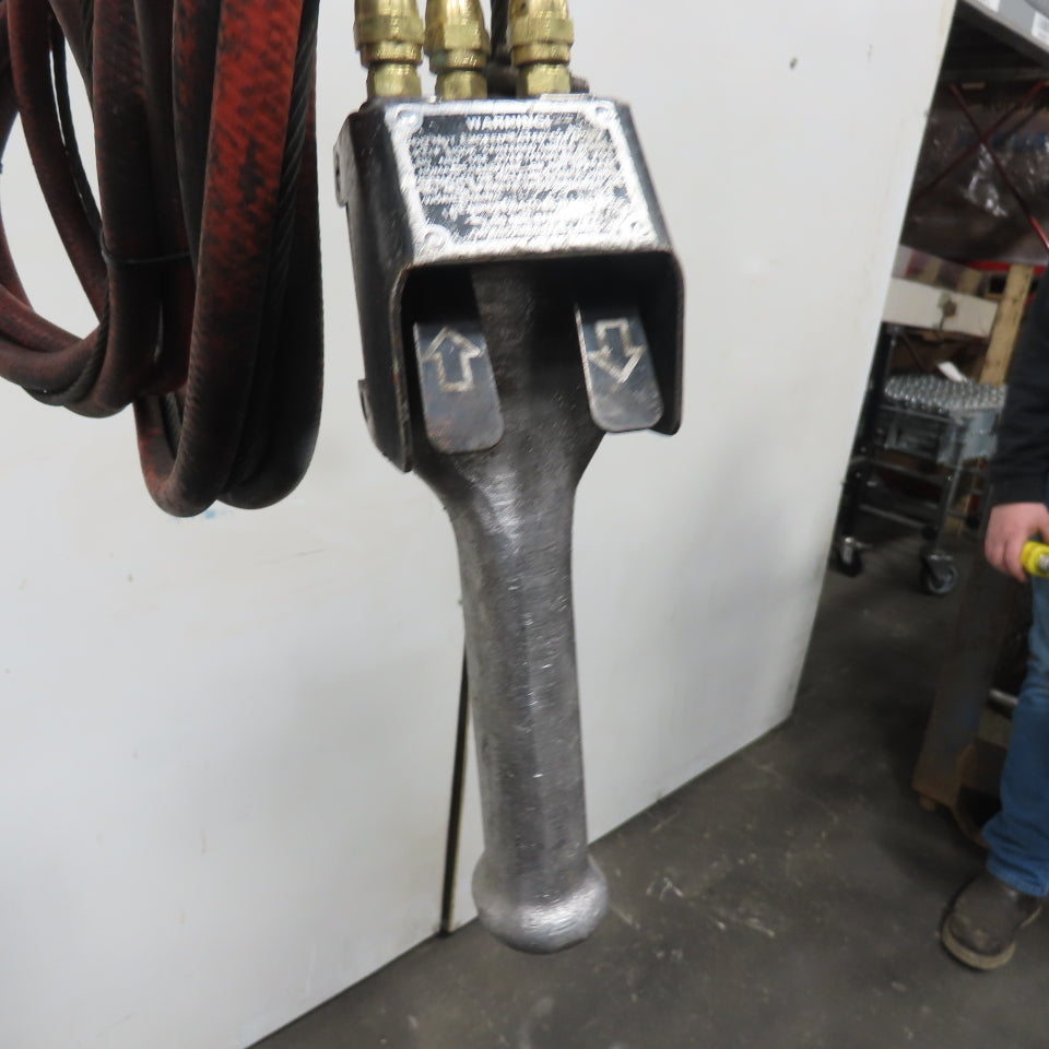 ARO 7756E 1/2 Ton 1000LB Air Pneumatic Chain Hoist 10' Lift W/ Pendant