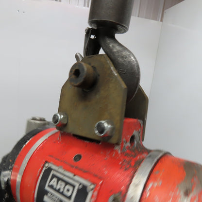 ARO 7756DT 1/2 Ton Air Chain Hoist 10' Lift Pendant Operated 90PSI No Top Hook