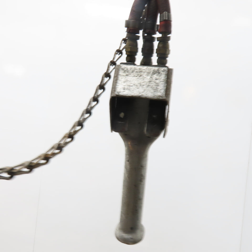 ARO 7756F 1/2 Ton Air Chain Hoist 10' Lift Pendant Operated 90PSI No Top Hook