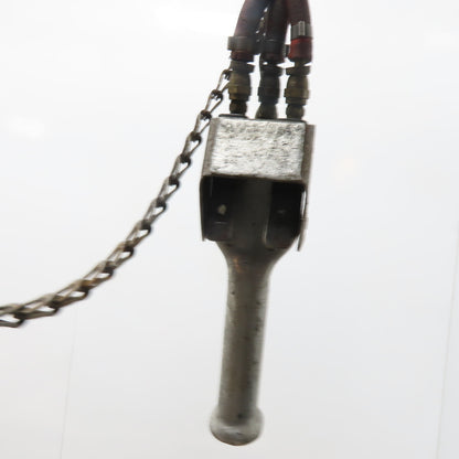 ARO 7756F 1/2 Ton Air Chain Hoist 10' Lift Pendant Operated 90PSI No Top Hook