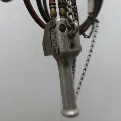 ARO 7756F 1/2 Ton Air Chain Hoist 10' Lift Pendant Operated 90PSI No Top Hook