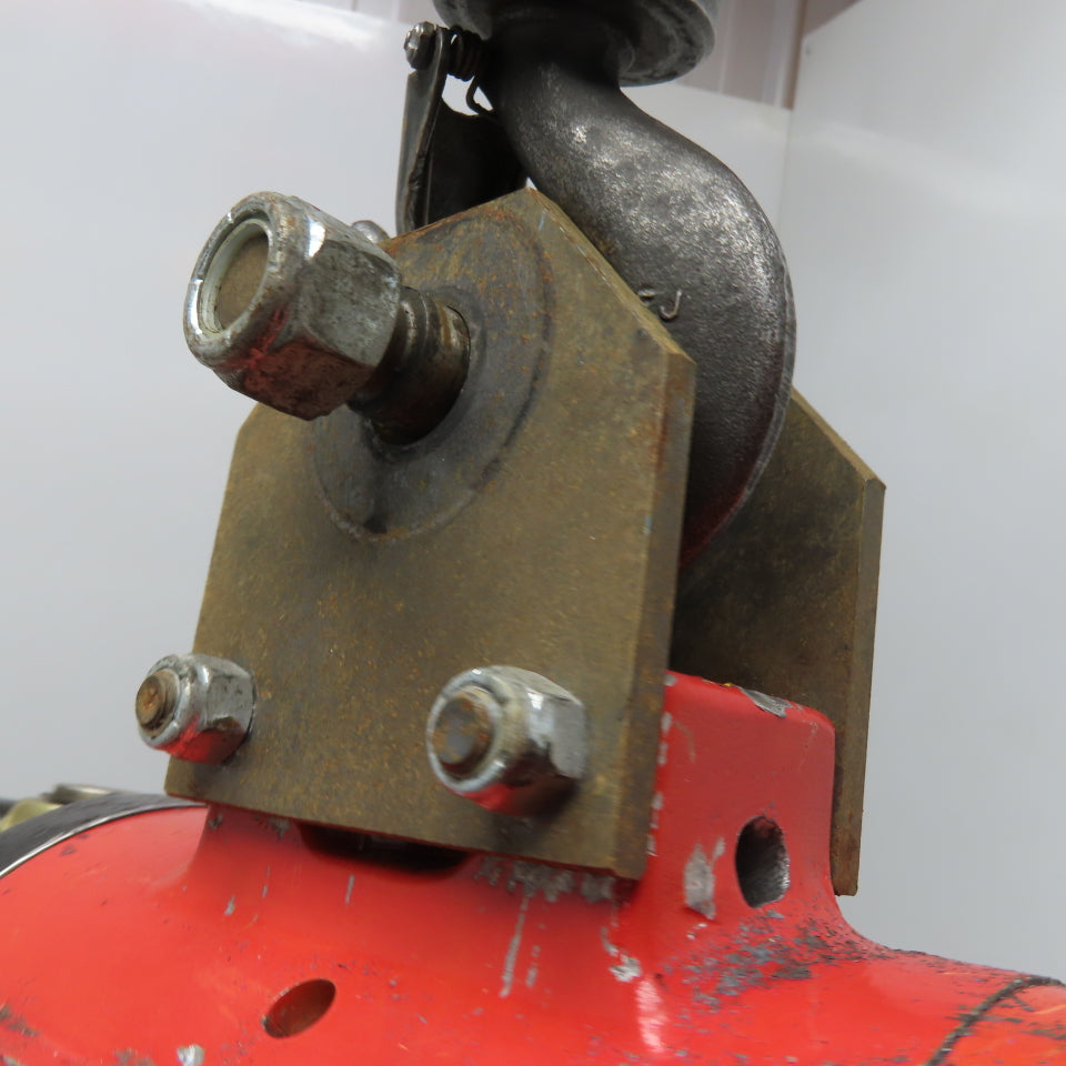 ARO 7756F 1/2 Ton Air Chain Hoist 10' Lift Pendant Operated 90PSI No Top Hook