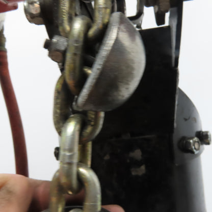 ARO 7756F 1/2 Ton Air Chain Hoist 10' Lift Pendant Operated 90PSI No Top Hook