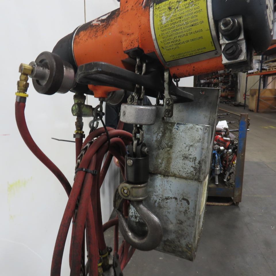 Gardener-Denver 1/2 Ton 1000LB Air Pneumatic Chain Hoist 15' Lift W/ Pendant