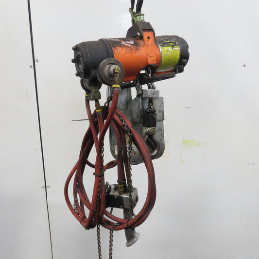 Gardener-Denver 1/2 Ton 1000LB Air Pneumatic Chain Hoist 15' Lift W/ Pendant