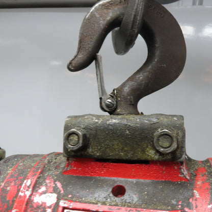 ARO 7756DT 1/2 Ton Air Chain Hoist 10' Lift Pendant Operated 90PSI