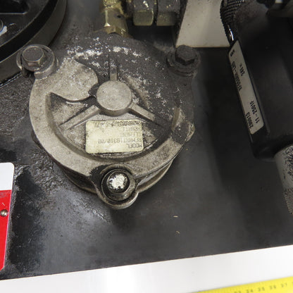 GRIBI AG 0298-1-0195 /01 10 Gallon Hydraulic Power Unit 30L 125 Bar 5.8L/min 3Ph