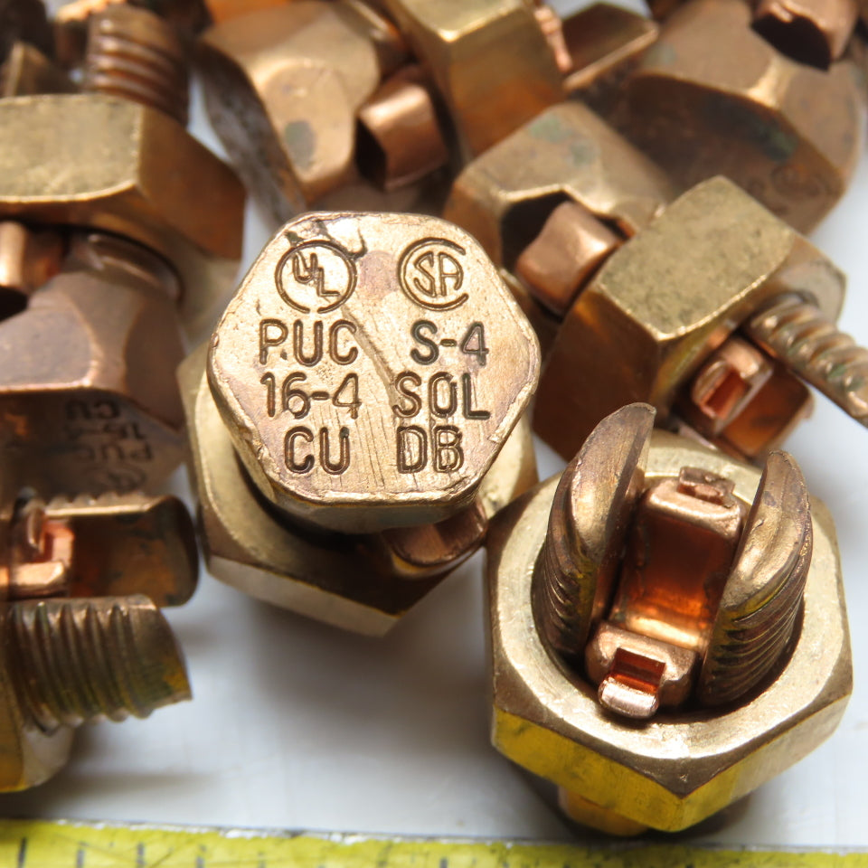 Copper 16-4 SOL Split Bolt Connector Lug Lot Of 12