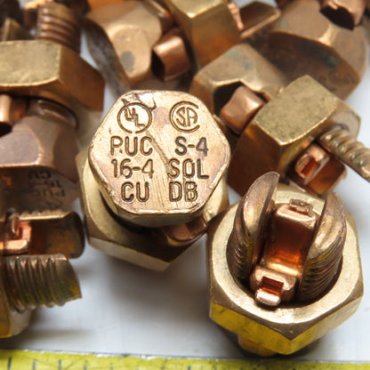 Copper 16-4 SOL Split Bolt Connector Lug Lot Of 12