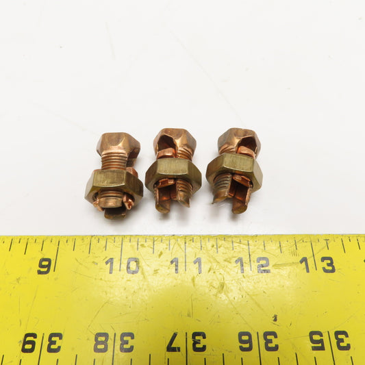 Copper 14-2 SOL Split Bolt Connector Lug Lot Of 3
