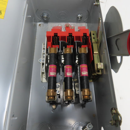 Cutler-Hammer DH361NGK 30A 3-Pole Fusible Safety Disconnect Switch 600V