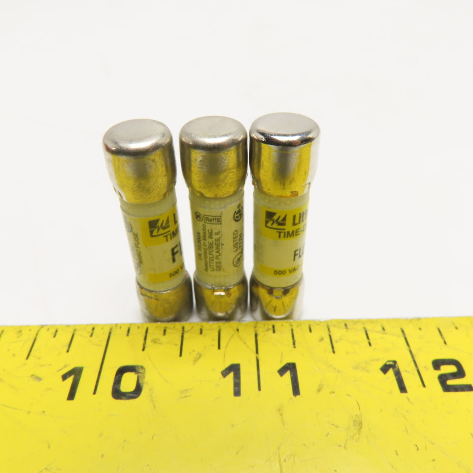 Littelfuse FLQ 6A 6A Time Delay Fuse 500VAC Or Less Lot Of 3