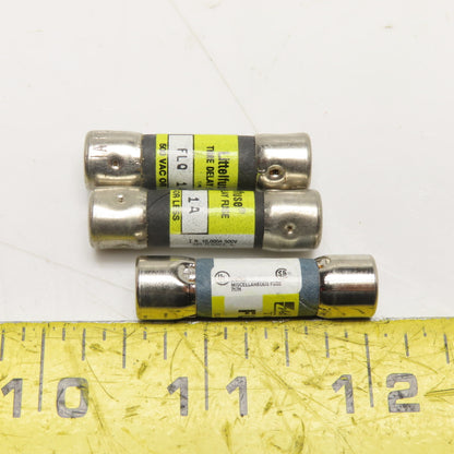 Littelfuse FLQ 1A 1A Time Delay Fuse 500VAC Or Less Lot Of 3