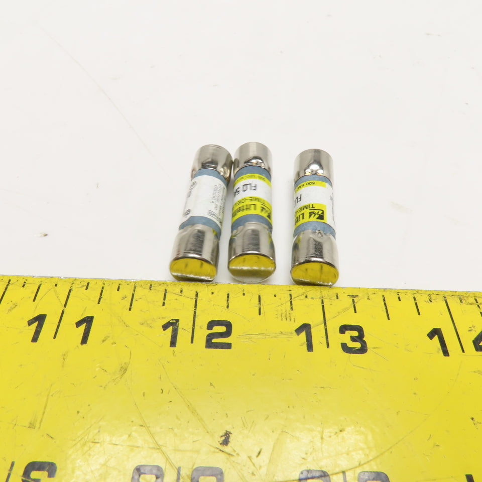 Littelfuse FLQ 5A 5A Time Delay Fuse 500VAC Or Less Lot Of 3