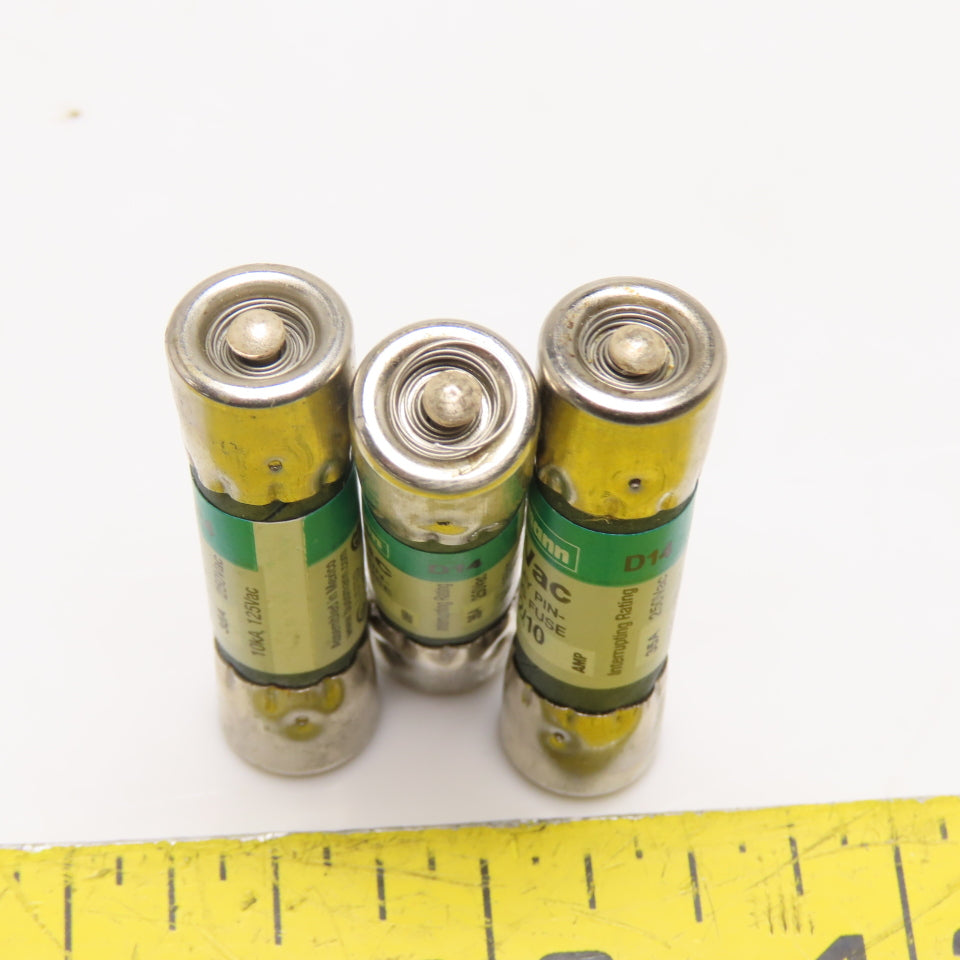 Bussmann FNA-2/10 2/10A Time Delay Fuse 250VAC Or Less Lot Of 3